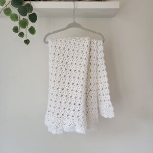 Cozy White Kids Blanket